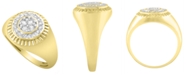 Macy's Men's Diamond (1/2 ct. t.w.) Ring in 10k Yellow Gold